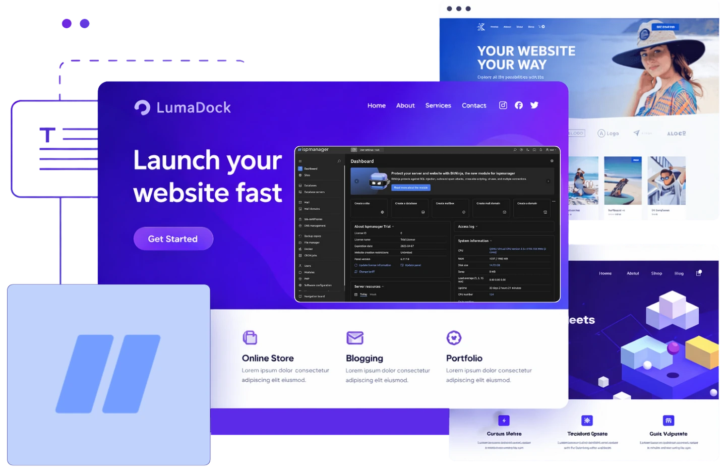 Licensed ispmanager VPS hosting – Modern cPanel alternative - A modern alternative to cPanel